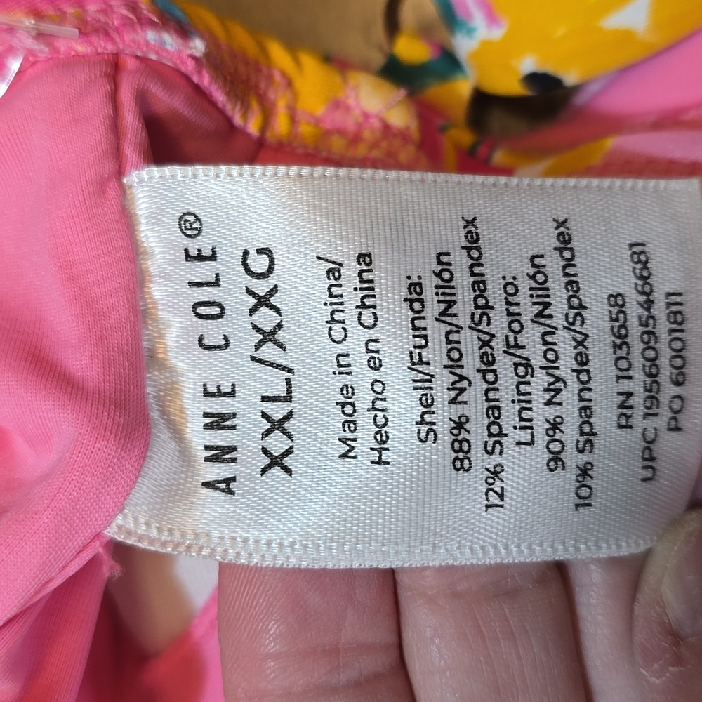Anne Cole Floral High Waist Bikini Set - Picture 12 of 13